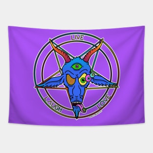 Psychedelic Baphomet Tapestry