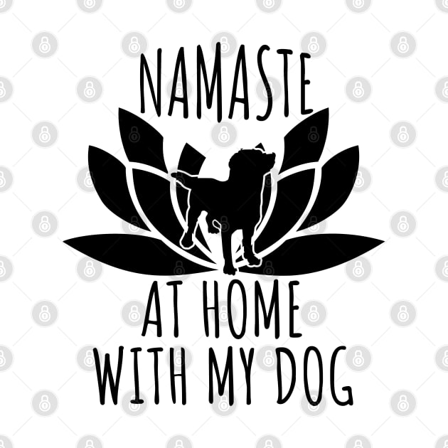 Namaste At Home With My Dog by LunaMay