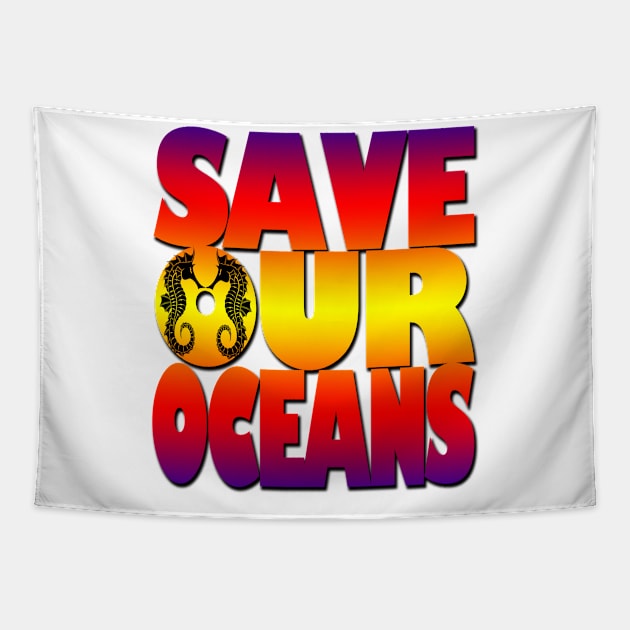 Save our oceans Tapestry by likbatonboot