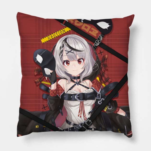 Hololive Sakamata Chloe Pillow by naderu