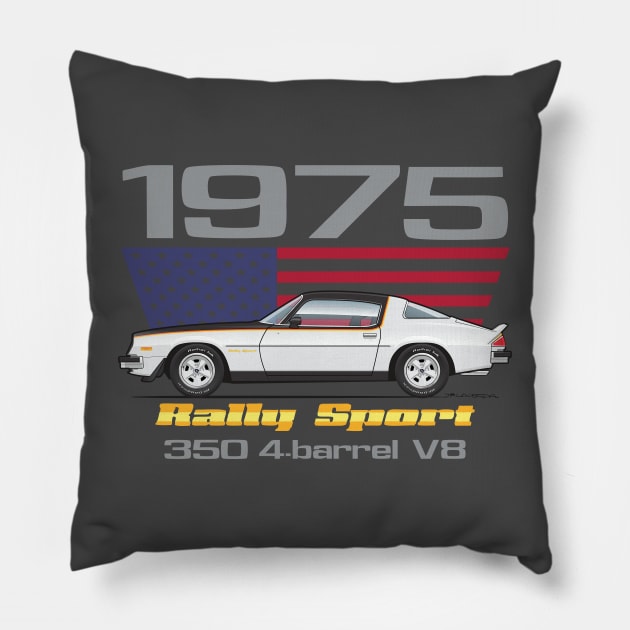 1975 Pillow by ArtOnWheels