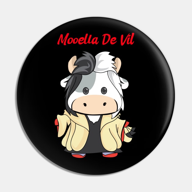 Mooella De Vil Pin by My Tribe Apparel