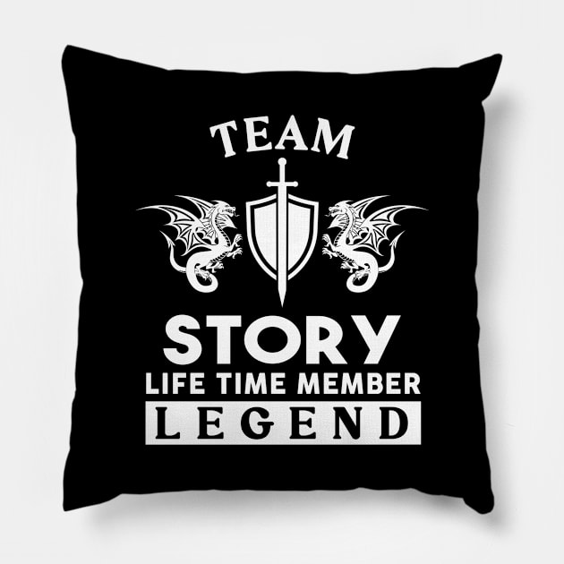 Story Name T Shirt - Story Life Time Member Legend Gift Item Tee Pillow by unendurableslemp118