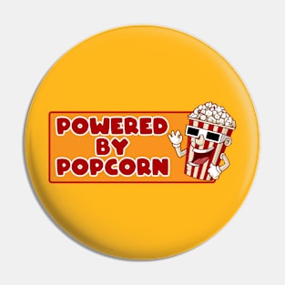 Powered By Popcorn Pin