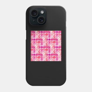 Pink and Orange Digital Shibori Phone Case