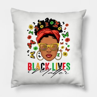 Black Woman, Black Lives Matter, Black Girl, Black Girl Magic Pillow