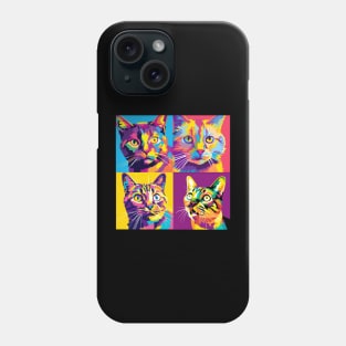 Javanese Cat Pop Art - Cat Lover Gift Phone Case