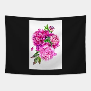 Pink Peonies Poster Peony Floral Print Blush Pink Peony Poster Peony Art Print Tapestry