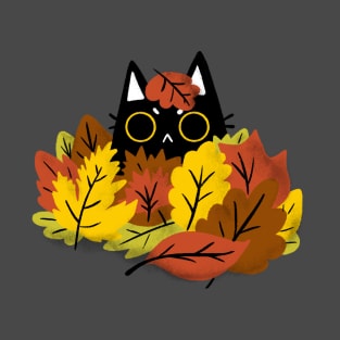 Cats in Leaves T-Shirt