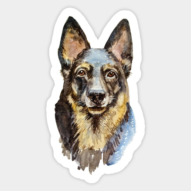 German Shepherd German Shepherd Sticker Teepublic