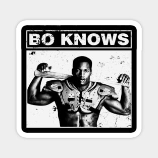 Bo Knows Jackson // Vintage Distressed Fanmade Magnet