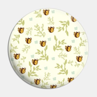 Bee pattern Pin