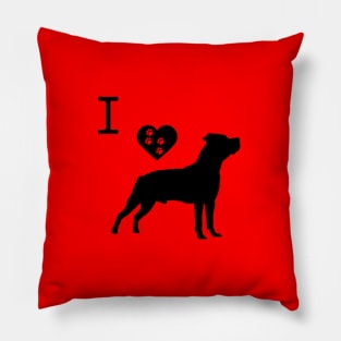 I love American Staffordshire Terrier Pillow