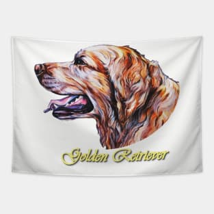 Golden Retriever Energy Tapestry