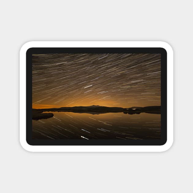 Star Trails with Pen y Fan and Corn Du Magnet by dasantillo