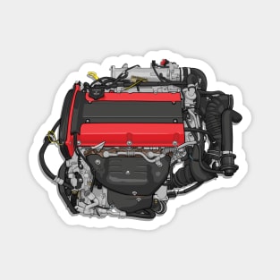 4G63 engine sticker Magnet