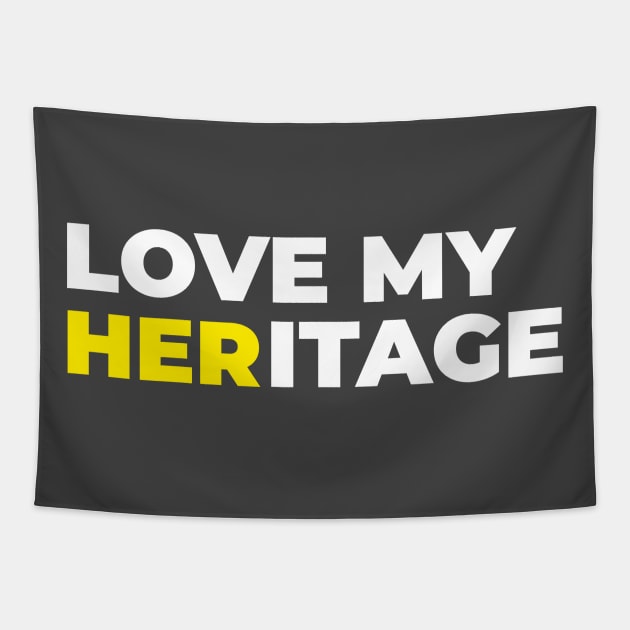 LOVE MY HERITAGE Tapestry by Pro Melanin Brand