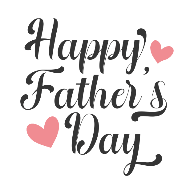 Simple Happy Father's Day Calligraphy by Jasmine Anderson