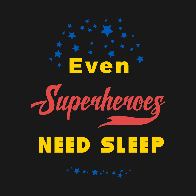 Even Superheros Need Sleep by expressElya