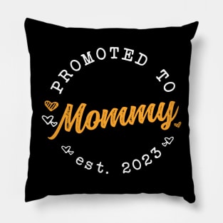 Promoted to Mommy - Mothers Day 2023 Pillow