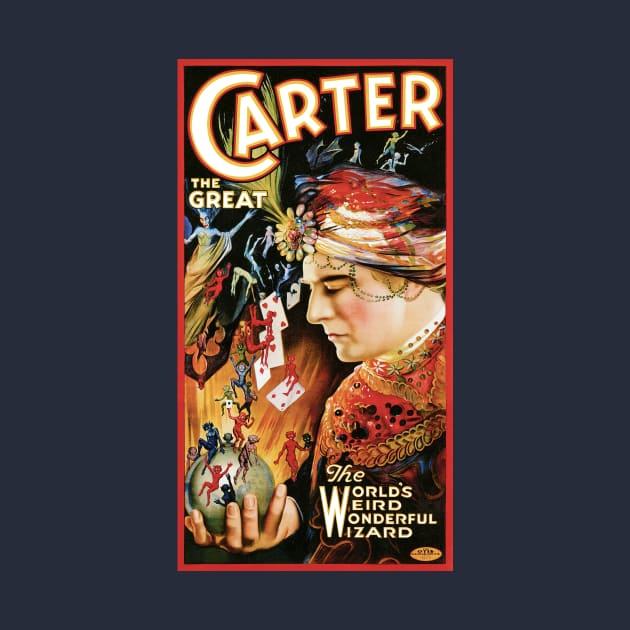 Vintage Magic Poster Art, Carter the Great by MasterpieceCafe