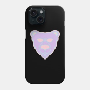 Pastel bear head Phone Case