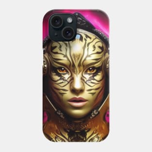 Golden Headphone Tigress Phone Case