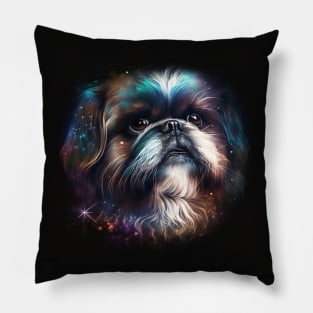 Cosmic Shih Tzu Pillow