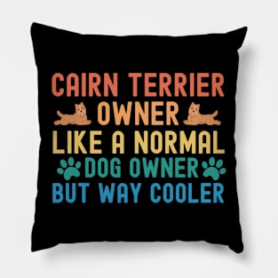 Cairn Terrier Owner Pillow