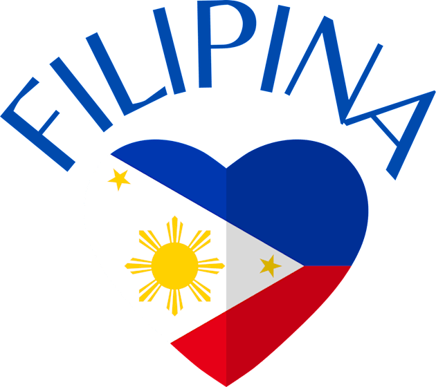 Love Philippines Filipina flag Kids T-Shirt by CatheBelan