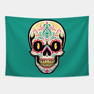 Day of the Dead Sugar Skull Tapestry