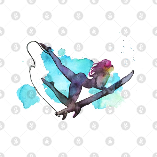 Surfing Girl by LaBellaCiambella