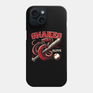 Arizona Baseball - Snakes Alive Phone Case