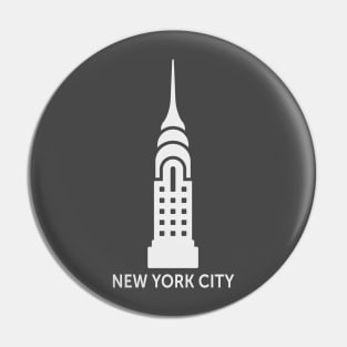 New York City Chyrsler Pin