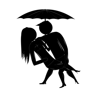 Romance in the rain T-Shirt