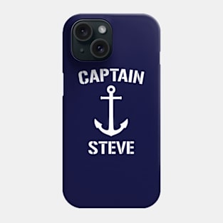 Nautical Captain Steve Personalized Boat Anchor Phone Case