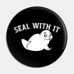 Seal Joke Pun Aquatic Fur Pinnipeds Zoo Pin