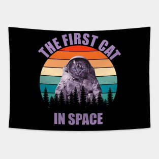 Astronaut Space Cat - Space Kitty Tapestry