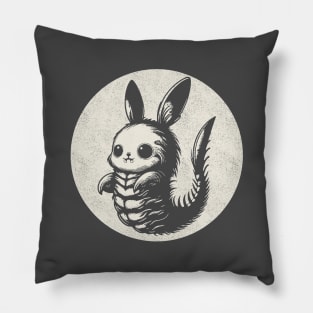 Fish Bunny Hybrid Creature Pillow