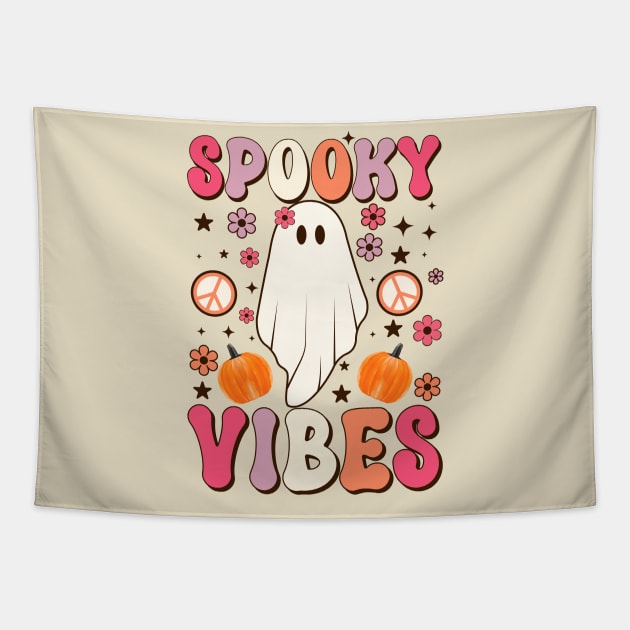 Spooky Vibes Tapestry by LMW Art