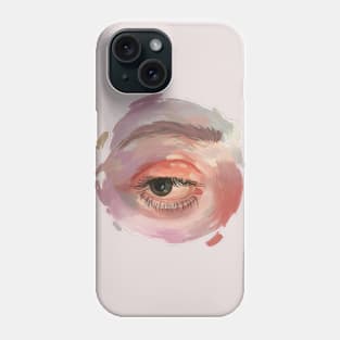 Colorful illustration of a eye. Phone Case