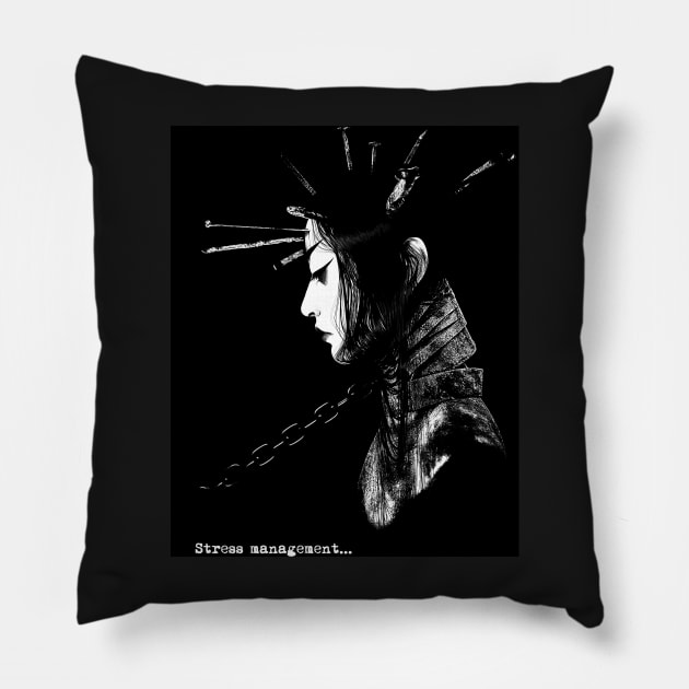 Stress Management Pillow by MaliceGhoul