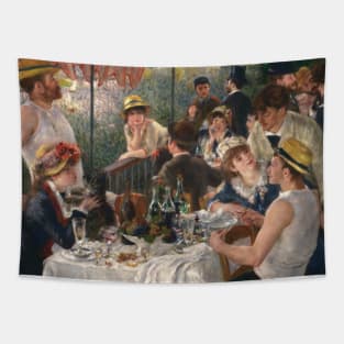 Luncheon of the Boating Party by Auguste Renoir Tapestry