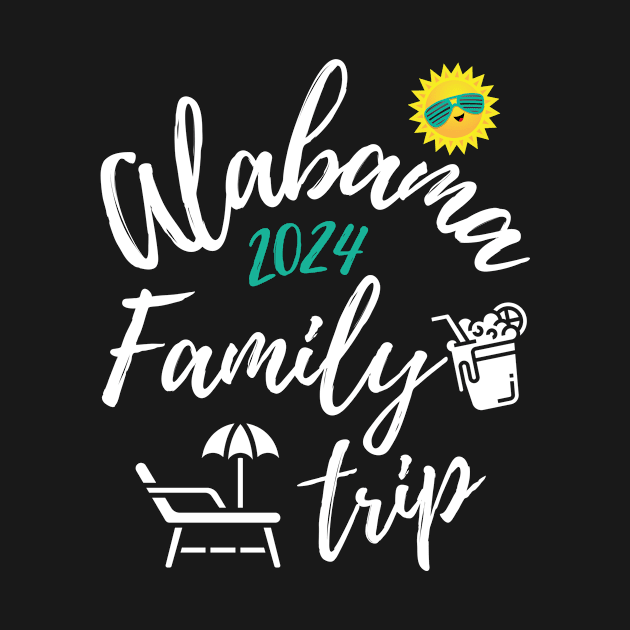 Alabama Family Trip 2024 Vacation Fun Matching Group Design by OriginalGiftsIdeas