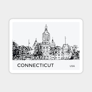 Connecticut State USA Magnet