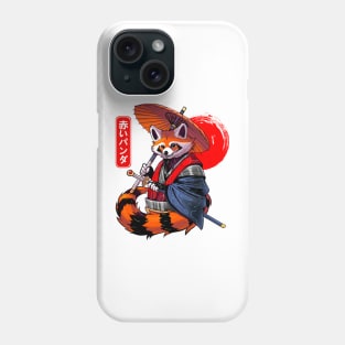 Red Panda Samurai Phone Case