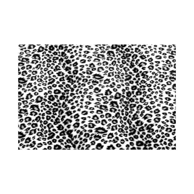 Black and White Leopard Spots by pinkal