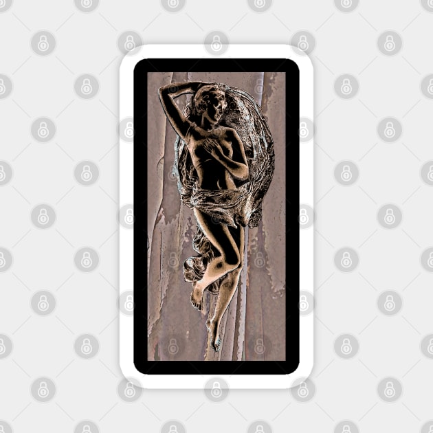 Greek Statue; Female Nude Magnet by 4nObjx
