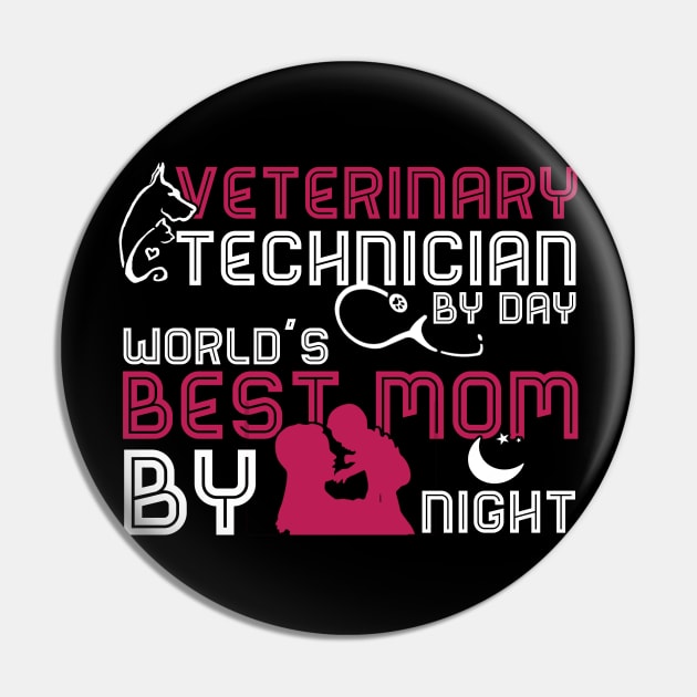 Veterinary Technician Gifts Best Mom Ever Mothers Day Gift Pin by nhatvv