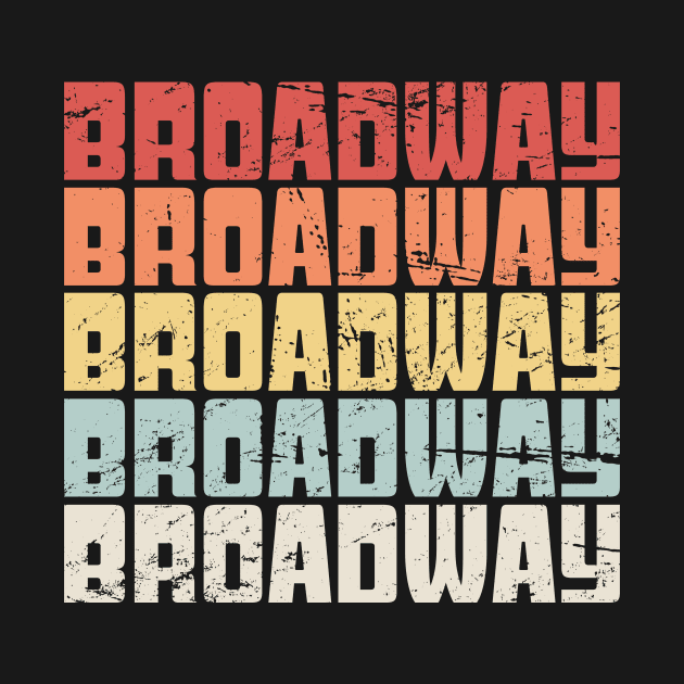 Retro BROADWAY Text by MeatMan